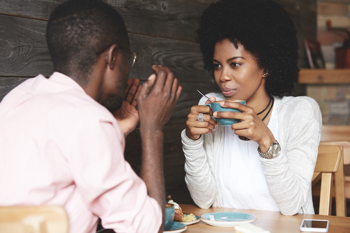 couple on a coffee date