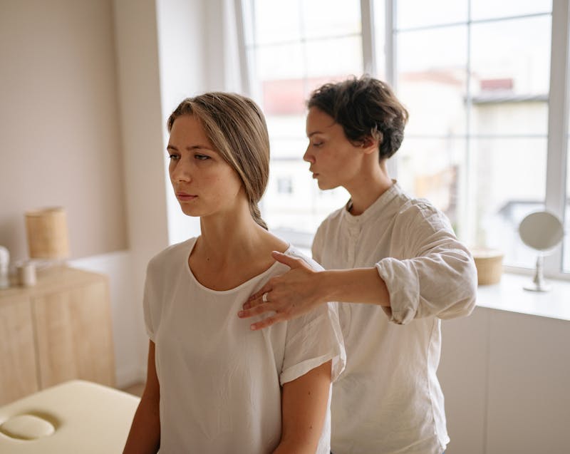 chiropractic care session